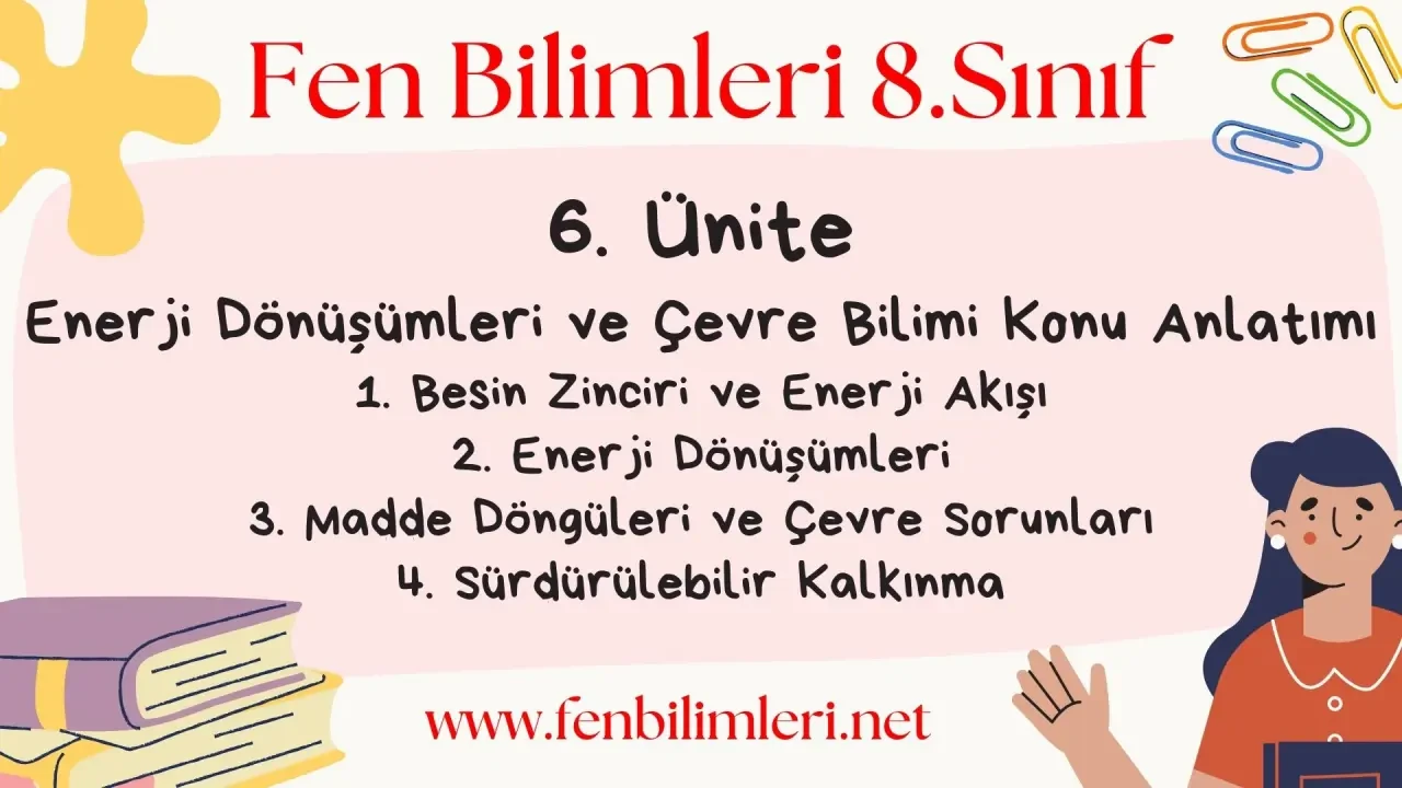 Fen Bilimleri 8. Sınıf 6. Ünite Konu Anlatımı