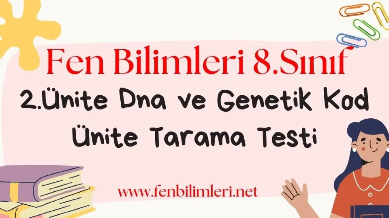 Fen Bilimleri 8. Sınıf 2. Ünite Test Pdf
