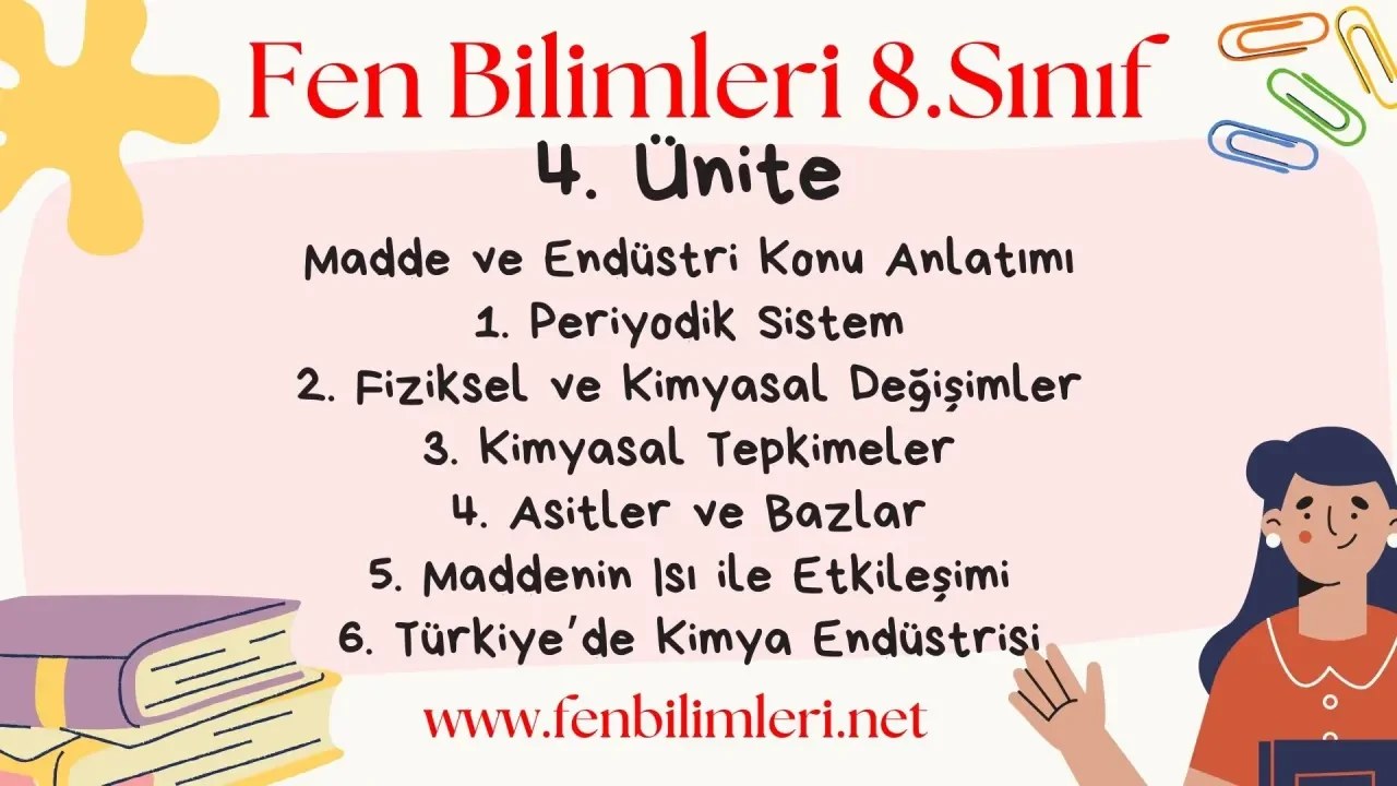Fen Bilimleri 8. Sınıf 4. Ünite Konu Anlatımı