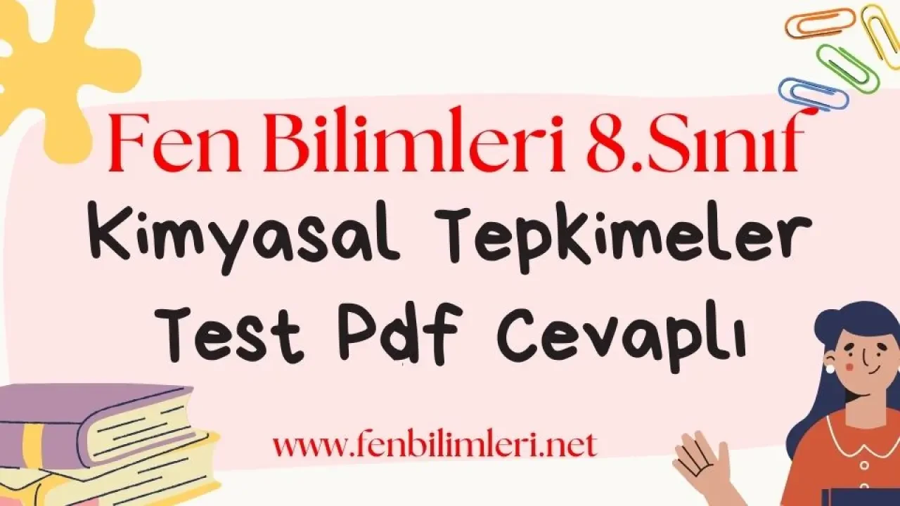 Kimyasal Tepkimeler Test