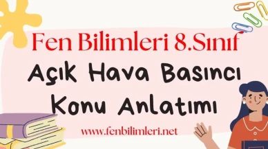 8. Sınıf Açık Hava Basıncı Konu Anlatımı Pdf