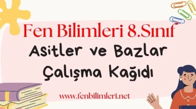 Asitler ve Bazlar Çalışma Kağıdı