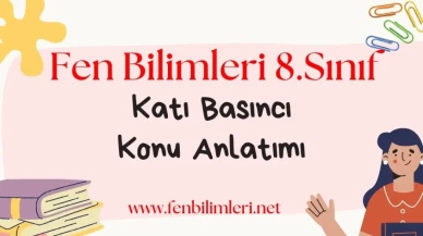 8. Sınıf Katı Basıncı Konu Anlatımı Pdf