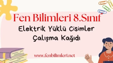 Elektrik Yüklü Cisimler Çalışma Kağıdı