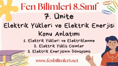 Fen Bilimleri 8.Sınıf 7.Ünite Konu Anlatımı