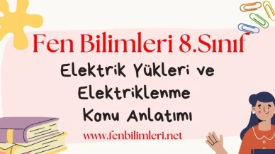 Elektrik Yükleri ve Elektriklenme Konu Anlatımı