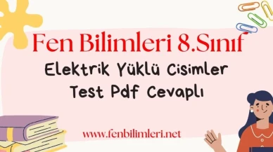 Elektrik Yüklü Cisimler Test